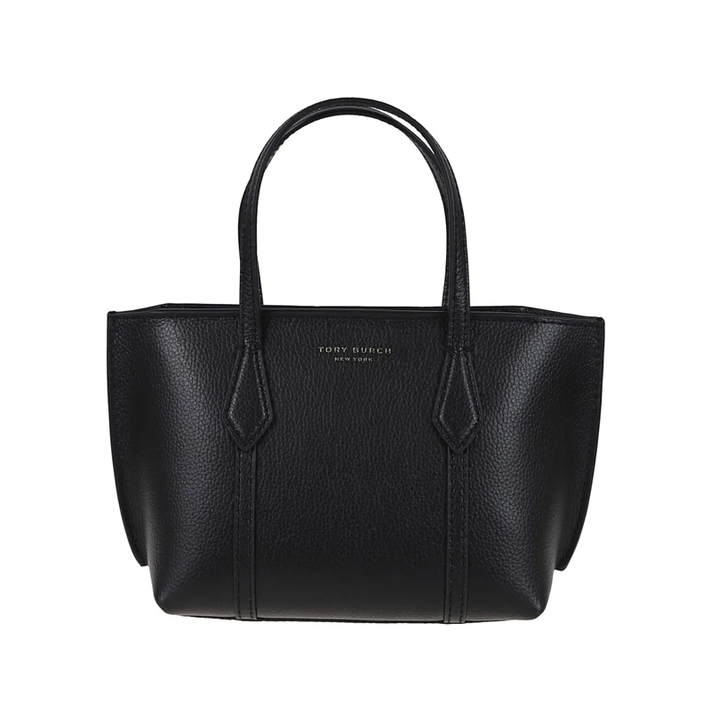 Tory Burch Fourre-tout Textured Black Shopper Bag Black