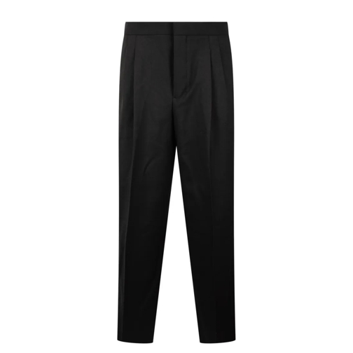 AMI Paris  Large Fit Trousers Black