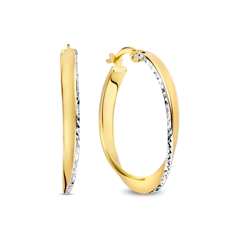 Isabel Bernard Créoles Rivoli Laura 585 Gold Ohrringe Gold