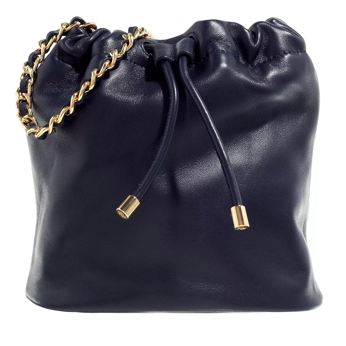 Lauren ralph lauren mini deals leather drawstring bucket bag