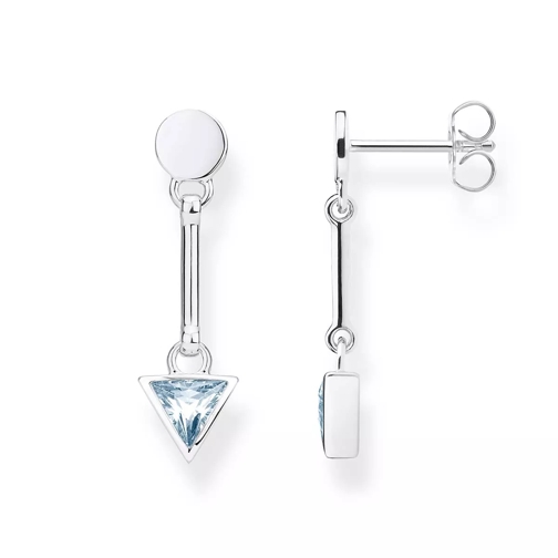 Thomas Sabo Earrings Triangle Silver/Blue Drop Earring