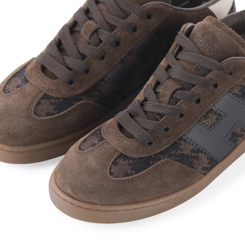 Hogan Schnürschuhe Sneaker H647 aus Veloursleder braun(Image 4)