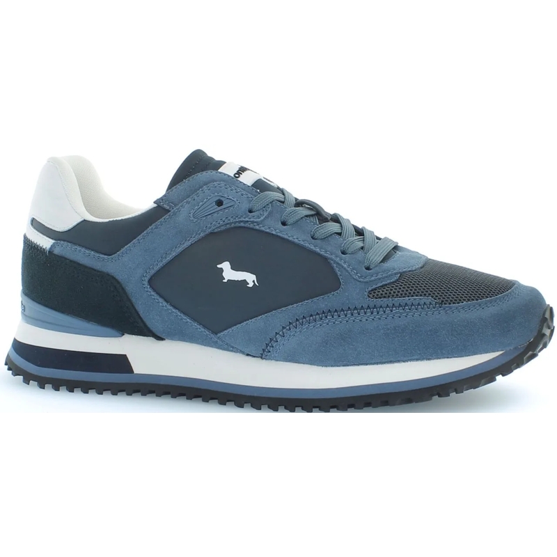 Harmont & Blaine Low-Top-Sneaker Dynamic Blue Sneakers With Suede Blue