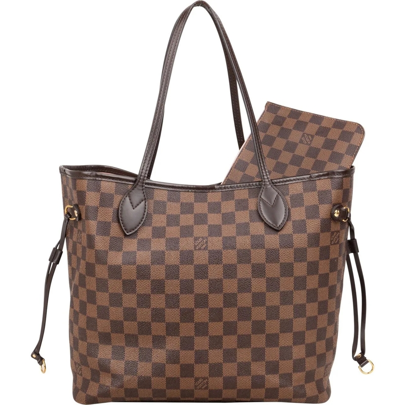 Louis Vuitton Tote Louis Vuitton Damier Ebene Monogram Neverfull MM S braun