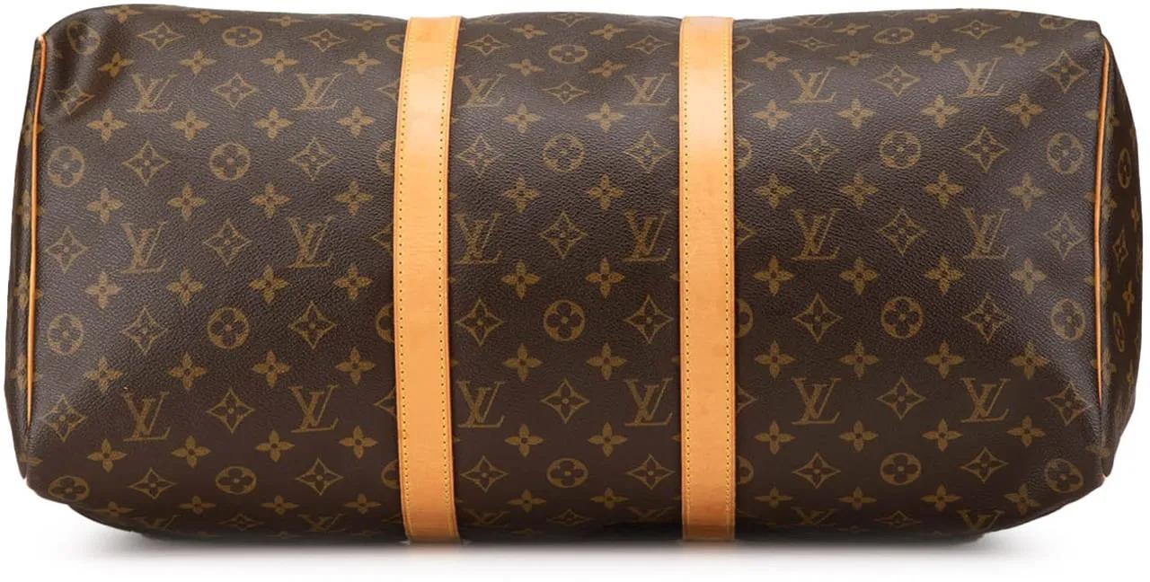 Thumbnail - Louis Vuitton Weekender - Monogram Keepall 50 - Gr. unisize - in Braun - für Damen