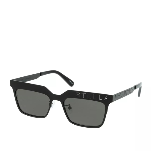 Stella McCartney SC0237S-002 53 Sunglasses Black-Black-Grey Lunettes de soleil