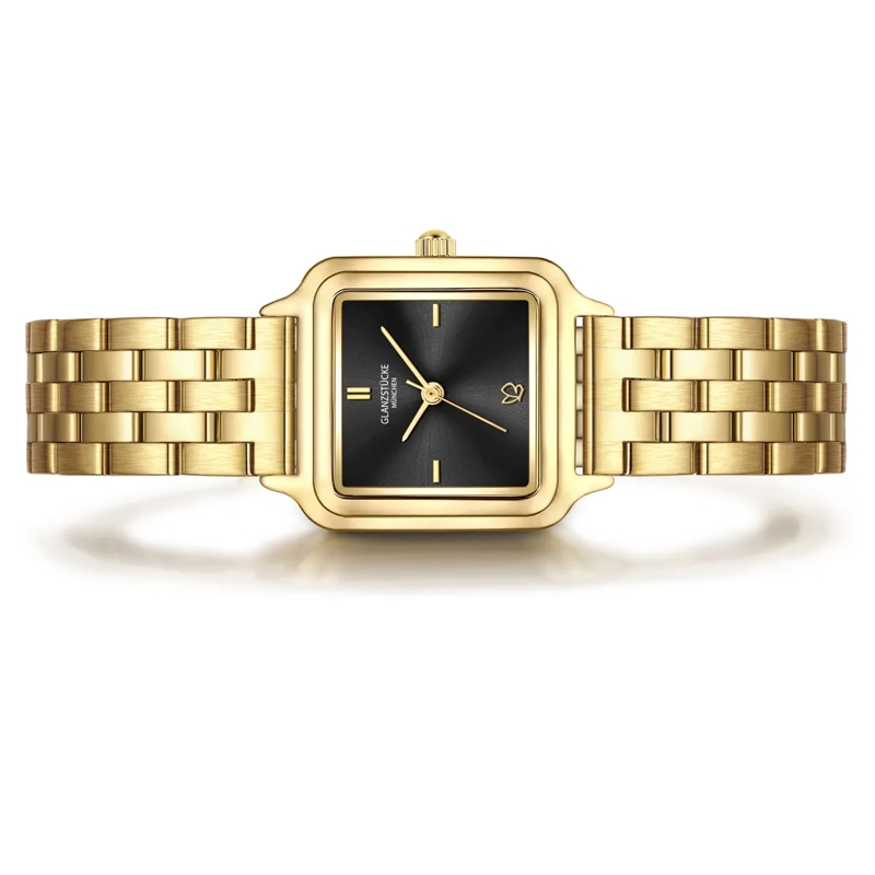 Glanzstücke München Automatikuhr Damen Armbanduhr Edelstahl gold(Image 3)