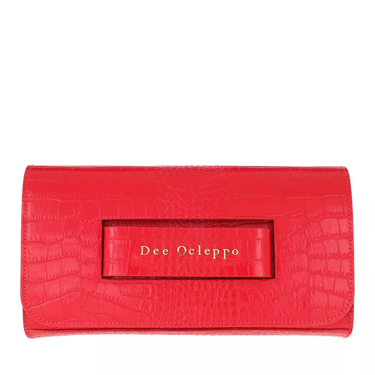 Dee Ocleppo Clutches - Dee Hand Clutch - Gr. unisize - in Rot - für Damen