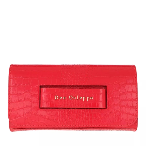 Dee Ocleppo Dee Hand Clutch Red Pochette