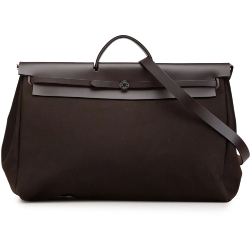 Hermès Sac week-end 2021 Toile Militaire Vache Hunter Herbag Zip Retou braun (Image 2)