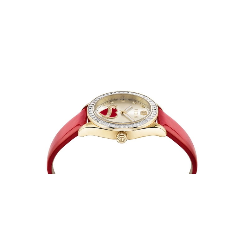Philipp Plein Quarzuhr Quarz-Analoguhr Plein Valentine rot(Image 3)
