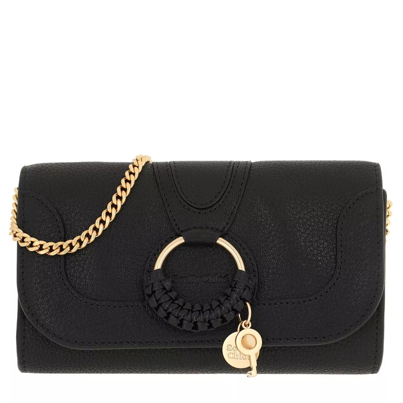See By Chloé Wallet On A Chain Hana Wallet On Chain Black