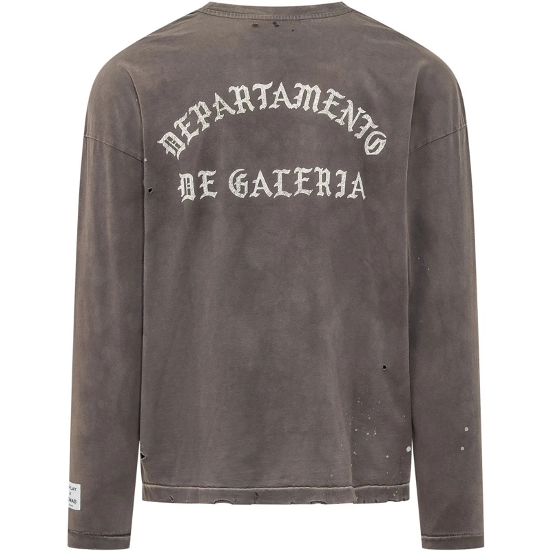 Gallery Dept. Langärmeliges Oberteil Maglia con Tasca e Stampa taupe(Image 2)