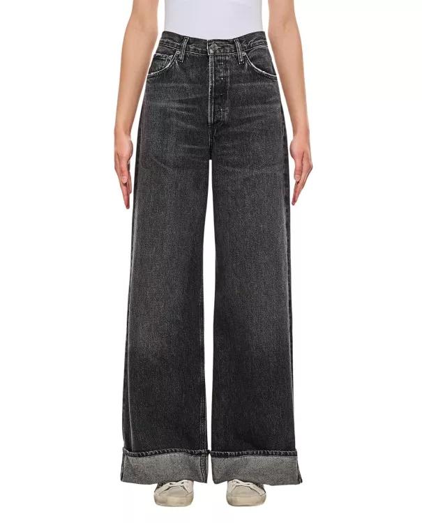 Agolde - Dame Denim Pants - Größe 24 - black