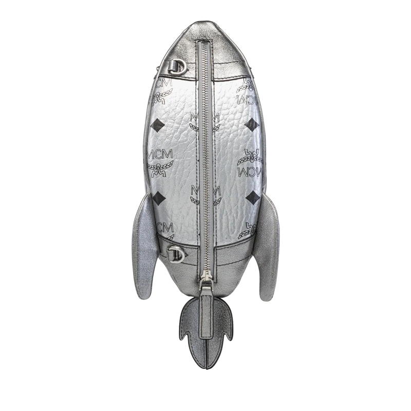 MCM Crossbody Bag Aren Vi Crossbody Sml Sv Silver(Image 6)