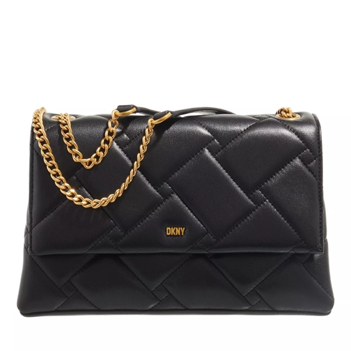 DKNY Willow Shoulder Bag Black/Gold Crossbodytas