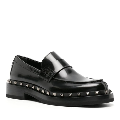 Valentino Mocassin Garavani Flat shoes Black schwarz