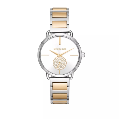 Michael Kors MK3679 Ladies Portia Watch Silver/Gold Orologio multifunzionale