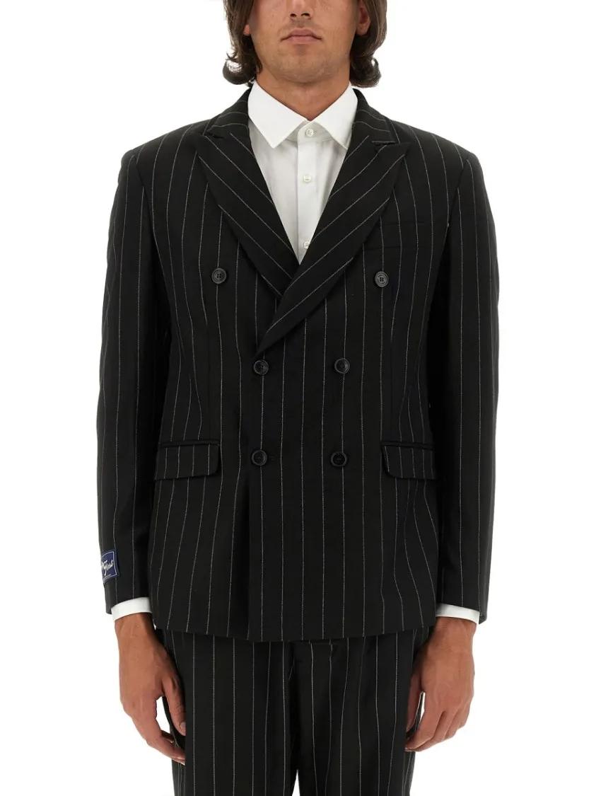 Thumbnail - Family First - Double-Breasted Jacket - Größe 50 - schwarz