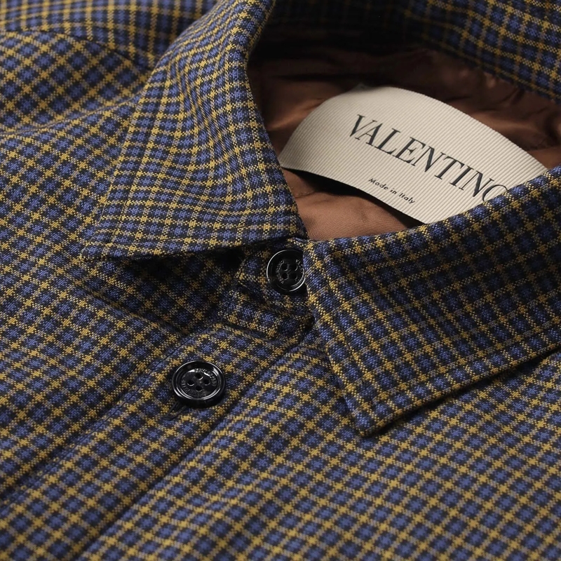 Valentino Garavani Hemd Overshirt aus Schurwolle braun(Image 4)