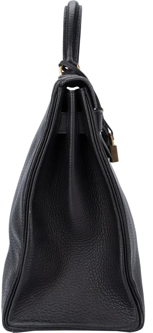 Thumbnail - Hermès Crossbody Bags - Hermes Noir Ardennes Leather Kelly 40 Handbag - Gr. unisize - in Bunt - für Damen