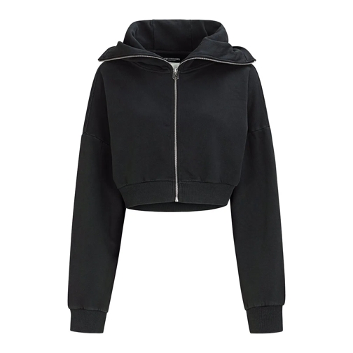 True Religion Sweatshirts Sweatjacke CROPPED schwarz