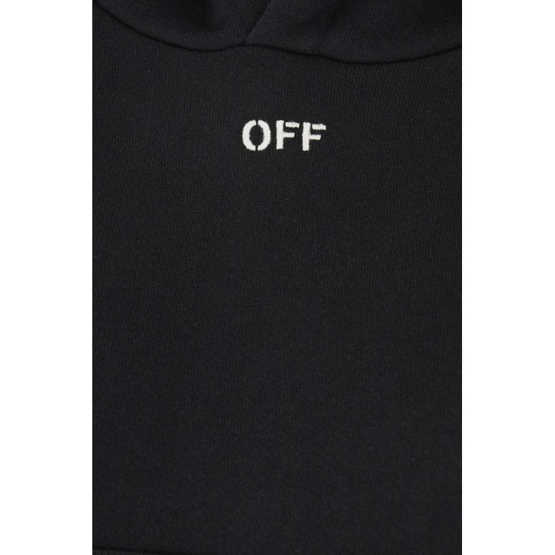 Off-White  Off White Black cotton oversize sweatshirt schwarz(Image 3)