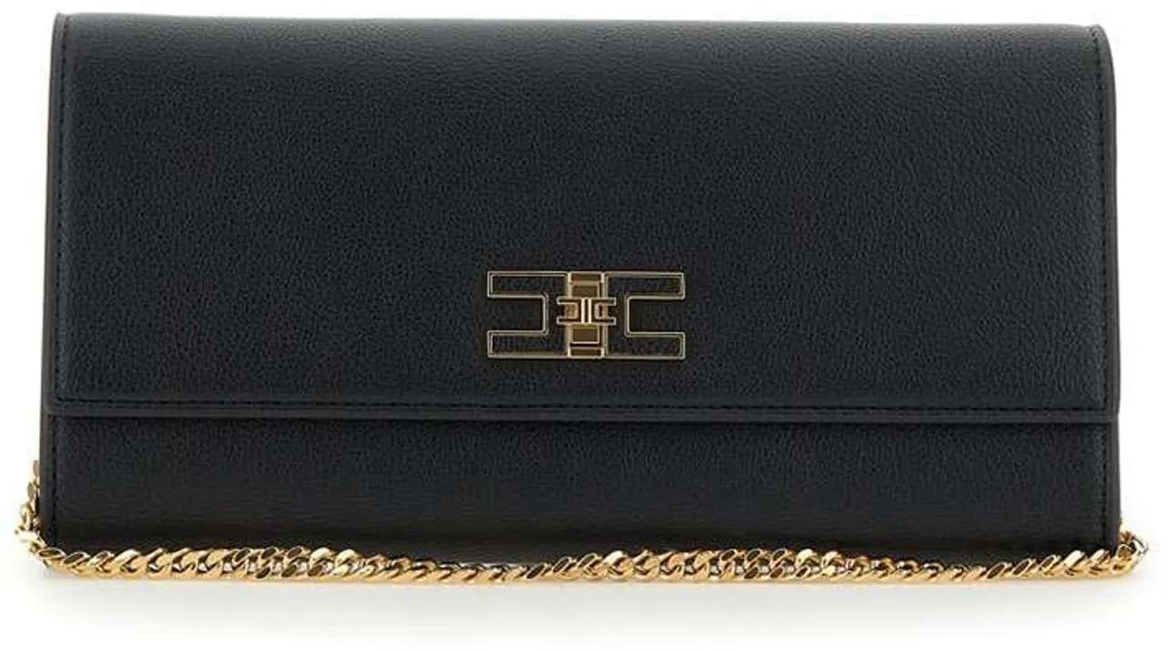 Elisabetta Franchi Crossbody bags Black in zwart