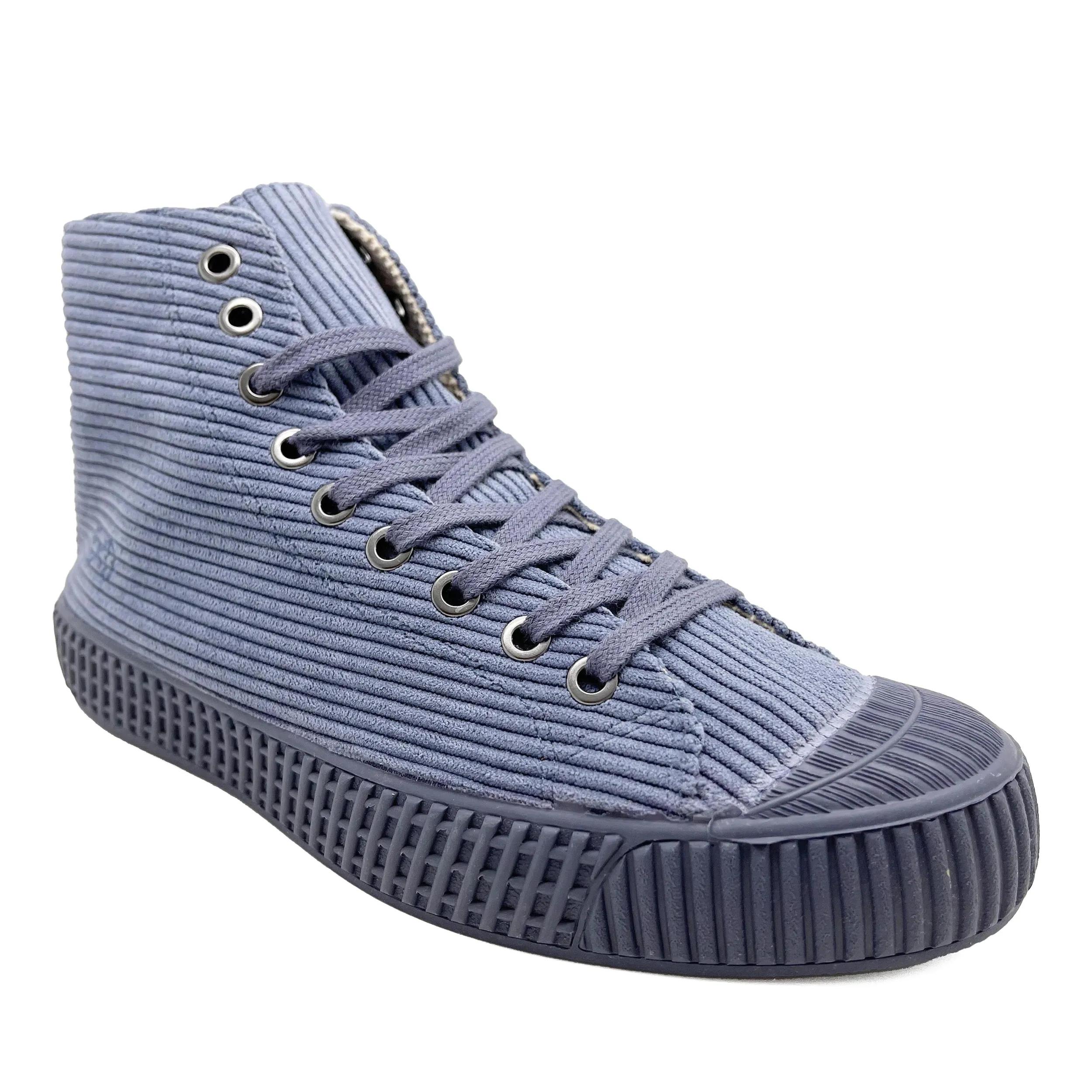 nat-2 Sneakers - nat-2™ Cord jeans (W/X) vegan, aus Cord, Kork und - Gr. 46 (EU) - in Blau - für Damen