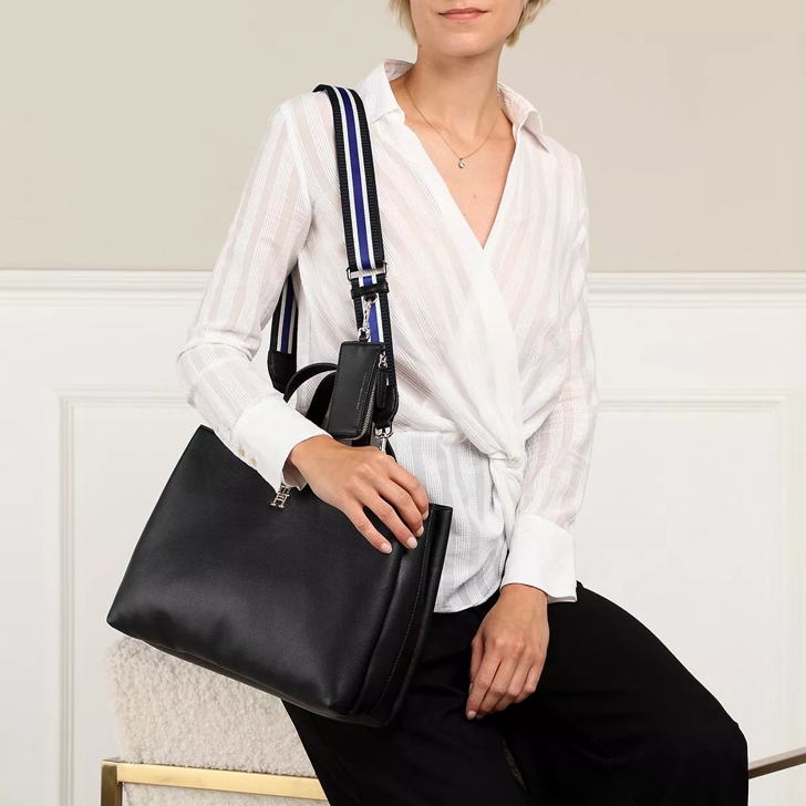 Tommy Hilfiger Tommy Life Satchel Black | Tote