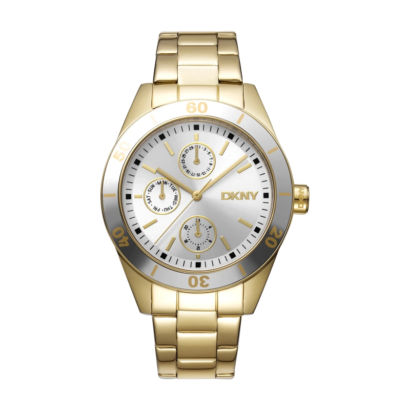 DKNY Quarzuhr Die Quarzuhr für jeden Anlass, ob sportlich, elega gold