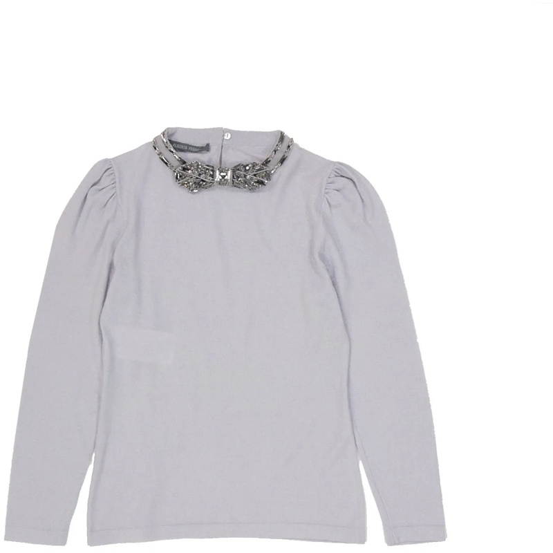 Alberta Ferretti Sweat-shirt Alberta Ferretti Virgin Wool Sweater grau
