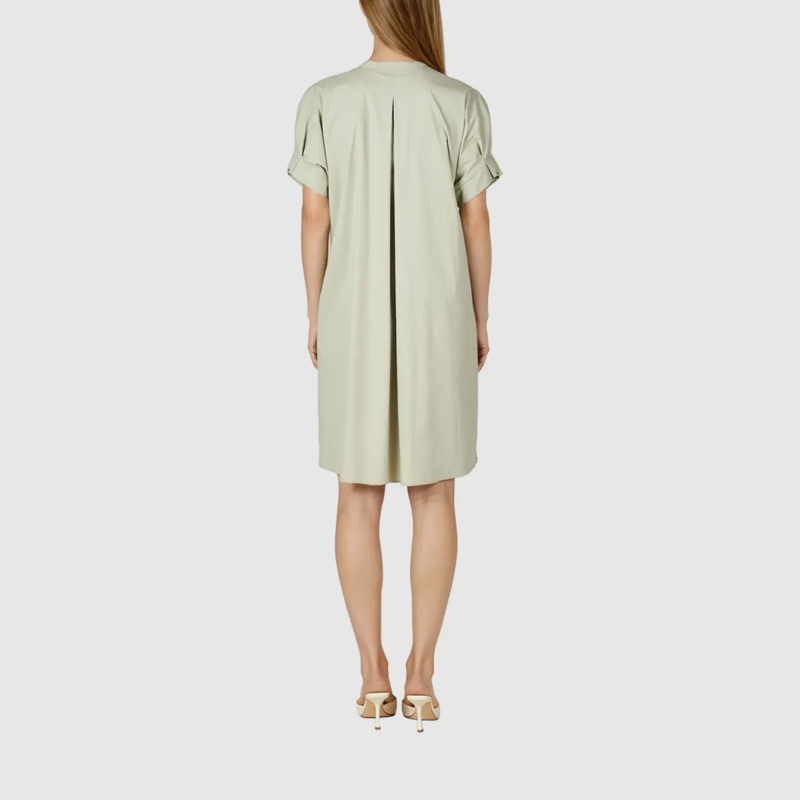 Marc Aurel Midikleid Poplinkleid beige(Image 4)