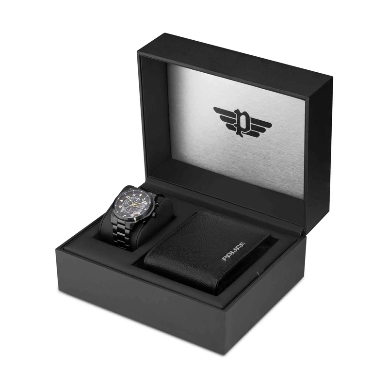 Police Automatikuhr Quarzuhr Soul Set schwarz(Image 5)