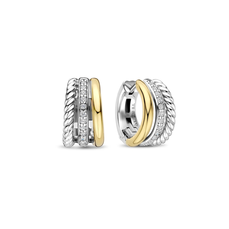 Ti Sento Ohrstecker 925er Sterlingsilber Ohrringe silber