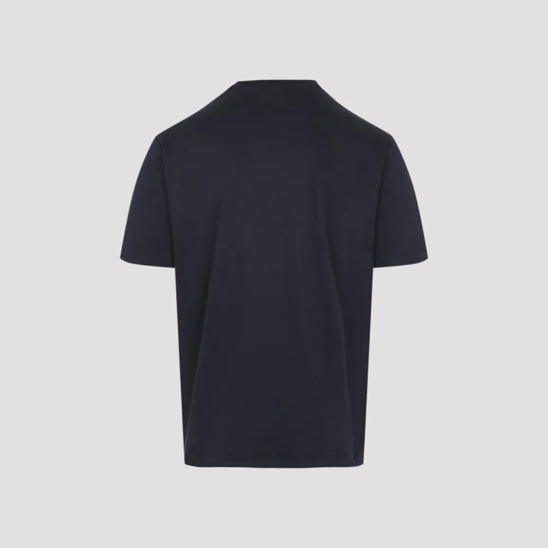 Kiton T-Shirt Fitted Black Cotton T-Shirt With Classic Crew Neck Black