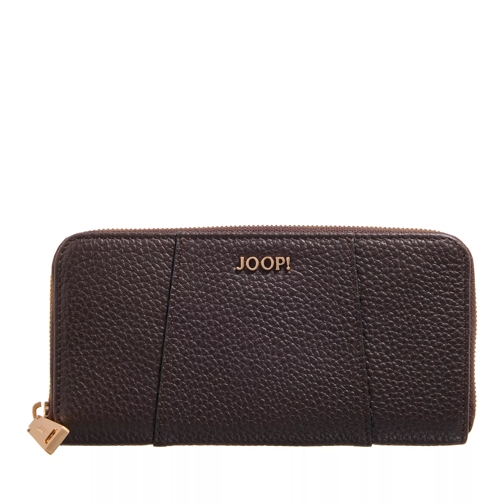 JOOP! Giada Yura Purse Lh12Z Darkbrown Portemonnaie mit Zip-Around-Reißverschluss