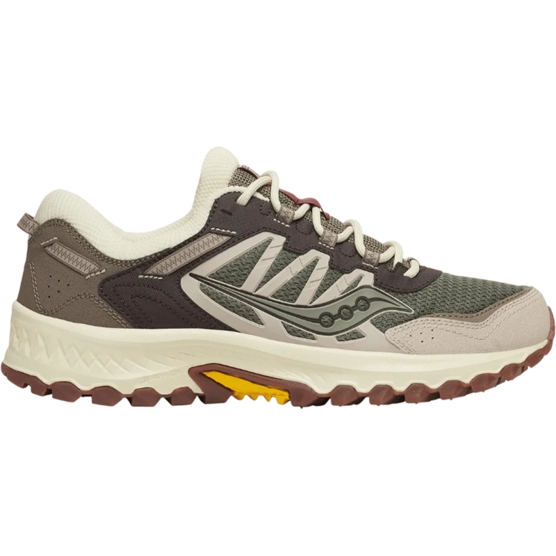SAUCONY Low-Top-Sneaker Sneaker GRIDPEAK oliva/beige mehrfarbig