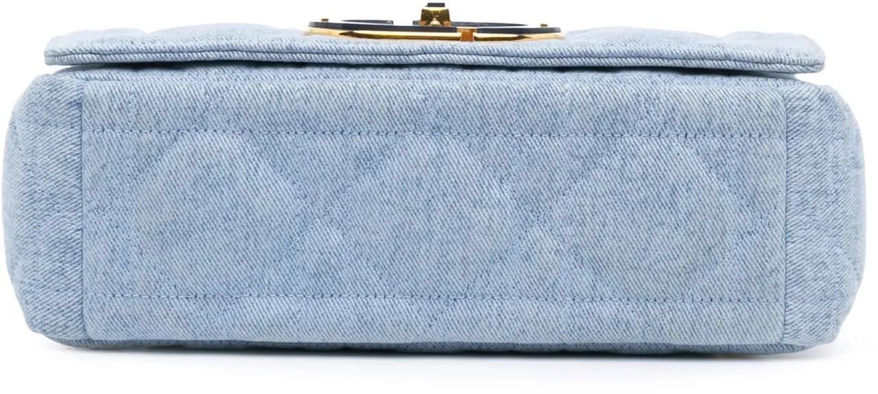 Thumbnail - Christian Dior Hobo Bags - Medium Denim Macrocannage Caro Bag - Gr. unisize - in Blau - für Damen