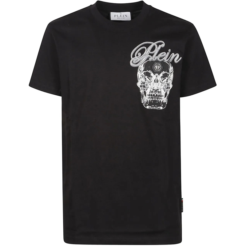 Philipp Plein T-Shirt Glass Skull T-shirt Black schwarz