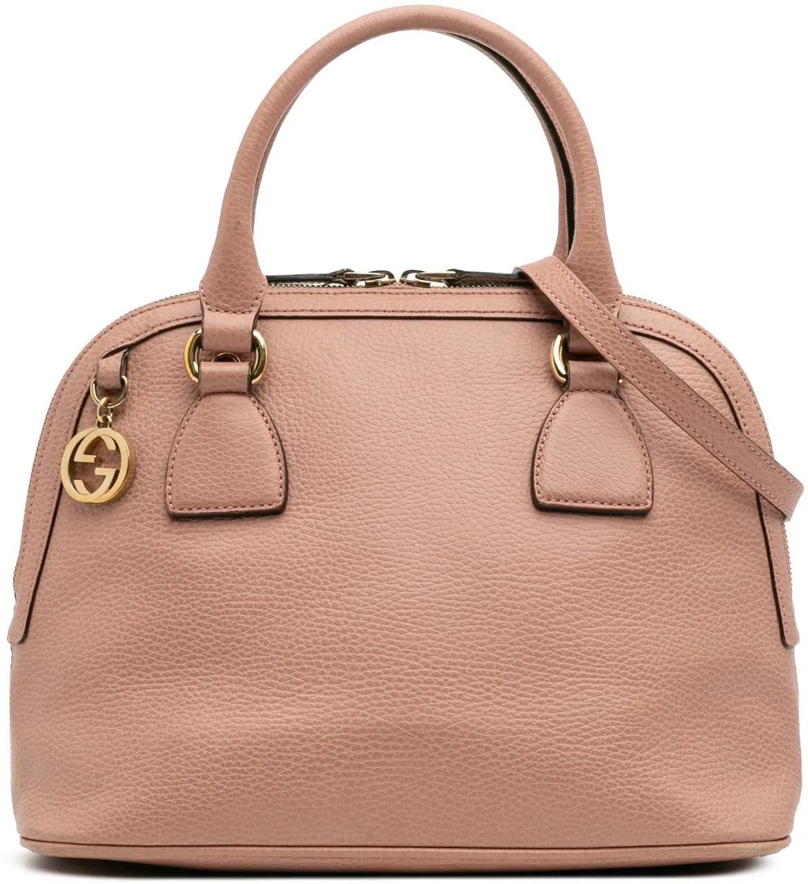Gucci Hobo Bags - Small Dollar Calfskin GG Charm Dome Satchel - Gr. unisize - in Gold - für Damen