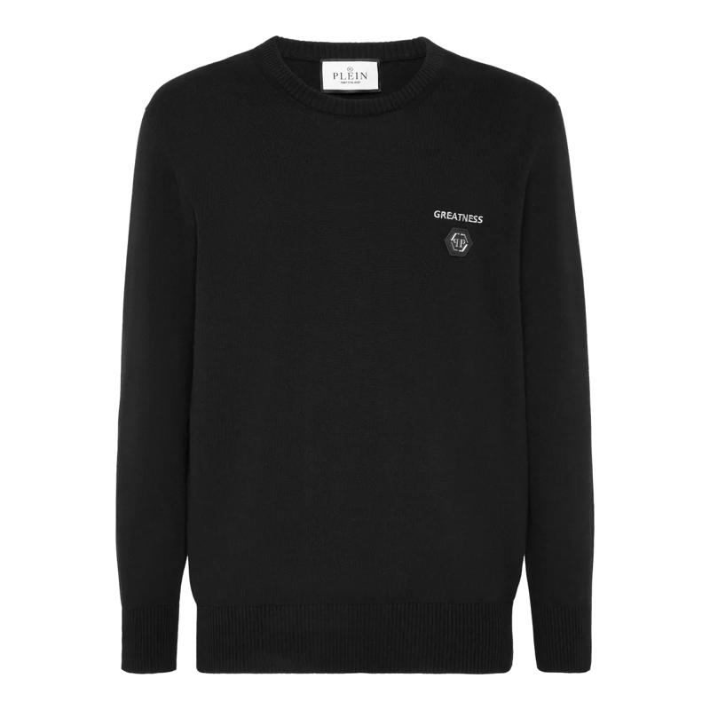 Philipp Plein  Pullover Rundhalsausschnitt Ls Love schwarz