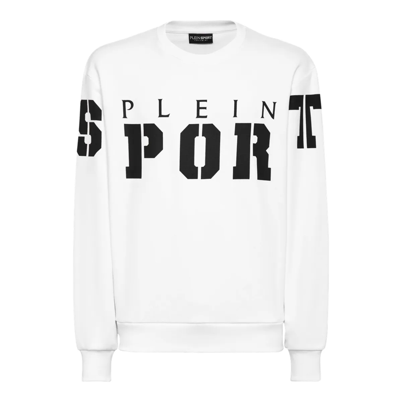 Plein Sport Top Sweatshirt weiss