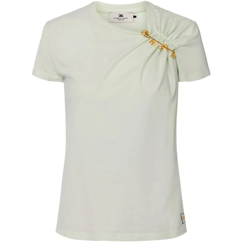 Elisabetta Franchi  T-Shirts And Polos Mint Green grün