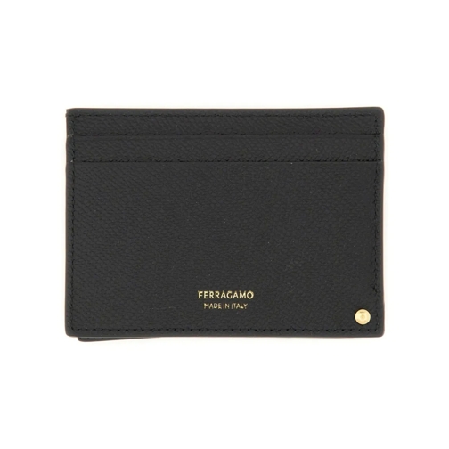 Salvatore Ferragamo Geldbörse Card Holder "Hooks" Black (Image 2)
