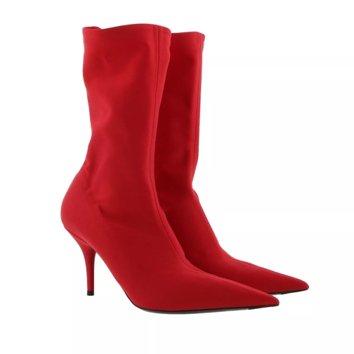 Balenciaga Knife Boots Red Ankle Boot