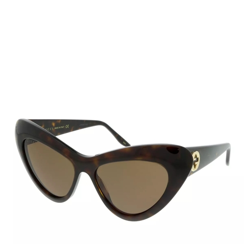Gucci GG0895S-002 54 Sunglass WOMAN ACETATE HAVANA Sonnenbrille