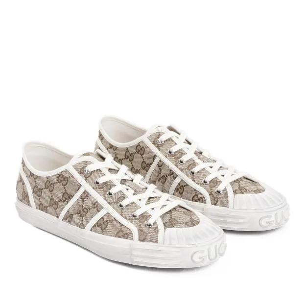 Gucci Low-Top Sneaker - Julio Gg Sneakers - Gr. 9 - in Braun - für Damen