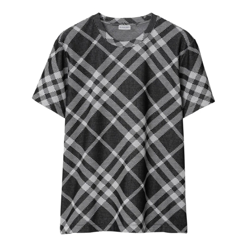 Burberry Black Crew-Neck T-Shirt Black Magliette