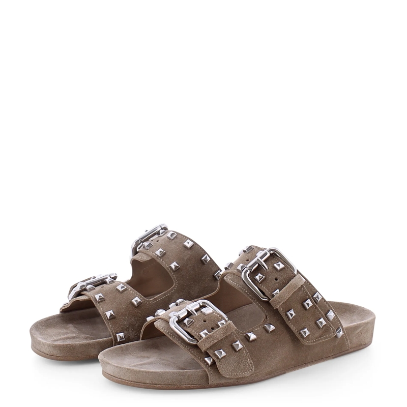 Kennel & Schmenger Slides Pantolette LOVE hell-braun